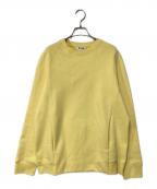 Acne studiosアクネ ストゥディオス）の古着「ラグランスウェット」｜イエロー