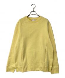 Acne studios（アクネ ストゥディオス）の古着「ラグランスウェット」｜イエロー