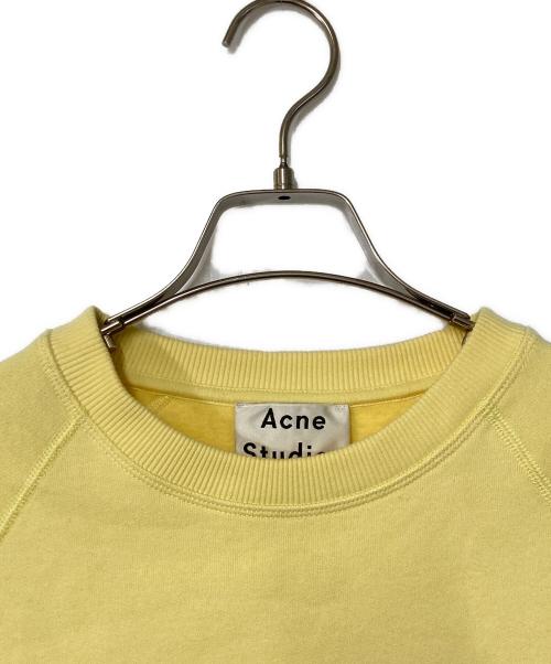 Acne studios（アクネ ストゥディオス）Acne studios (アクネ ストゥディオス) ラグランスウェット イエロー サイズ:XSの古着・服飾アイテム