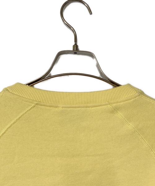 Acne studios（アクネ ストゥディオス）Acne studios (アクネ ストゥディオス) ラグランスウェット イエロー サイズ:XSの古着・服飾アイテム