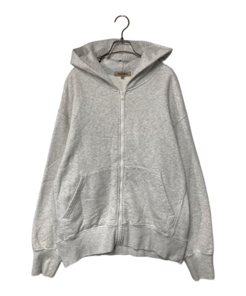 YEEZY SEASON4（イージーシーズン4）YEEZY SEASON4 (イージーシーズン4) スウェットジップパーカー ライトグレー サイズ:Sの古着・服飾アイテム
