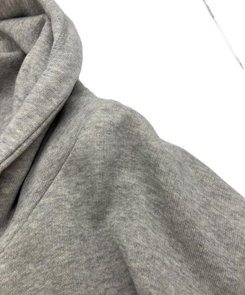 MM6 Maison Margiela（エムエムシックスメゾンマルジェラ）MM6 Maison Margiela (エムエムシックスメゾンマルジェラ) オーバーサイズ アシンメトリージップフーディ グレー サイズ:Sの古着・服飾アイテム