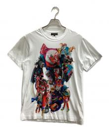 COMME des GARCONS HOMME PLUS（コムデギャルソンオムプリュス）の古着「プリントTシャツ」｜ホワイト