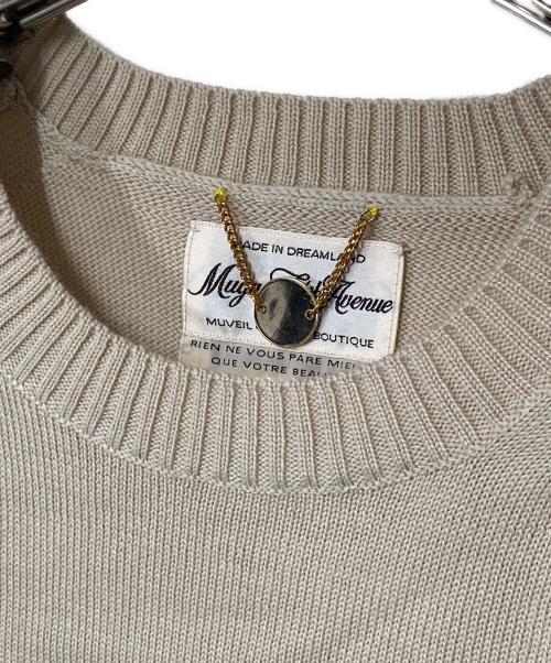 MUVEIL（ミュベール）MUVEIL (ミュベール) GREMLINS (グレムリン) ギズモドライブセーター ベージュ サイズ:40の古着・服飾アイテム