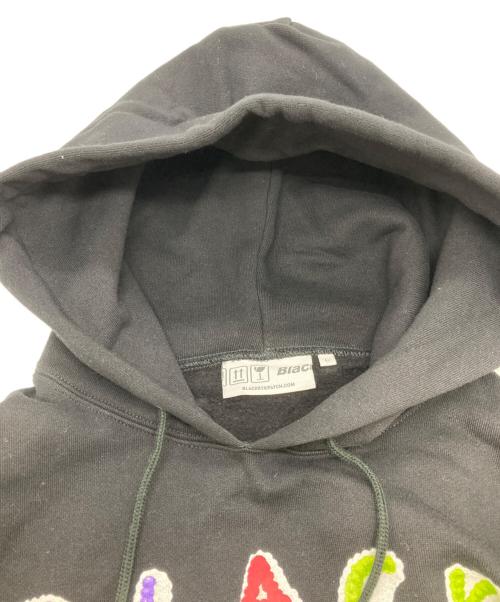 BlackEyePatch（ブラックアイパッチ）BlackEyePatch (ブラックアイパッチ) プルオーバーパーカー ブラック サイズ:Lの古着・服飾アイテム