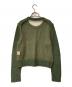 Acne (アクネ) シアー切替ニット グリーン サイズ:S：5000円