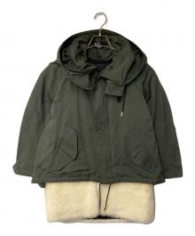 THE RERACS（ザ リラクス）の古着「ライナー付ショートモッズコート」｜グレー