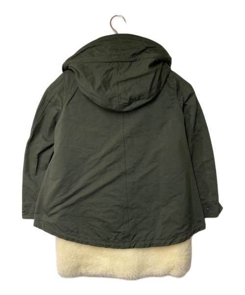 THE RERACS（ザ リラクス）THE RERACS (ザ リラクス) ライナー付ショートモッズコート グレー サイズ:36の古着・服飾アイテム