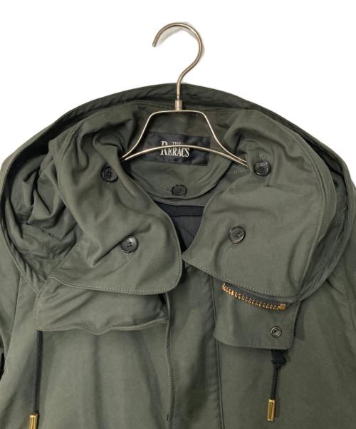 THE RERACS（ザ リラクス）THE RERACS (ザ リラクス) ライナー付ショートモッズコート グレー サイズ:36の古着・服飾アイテム