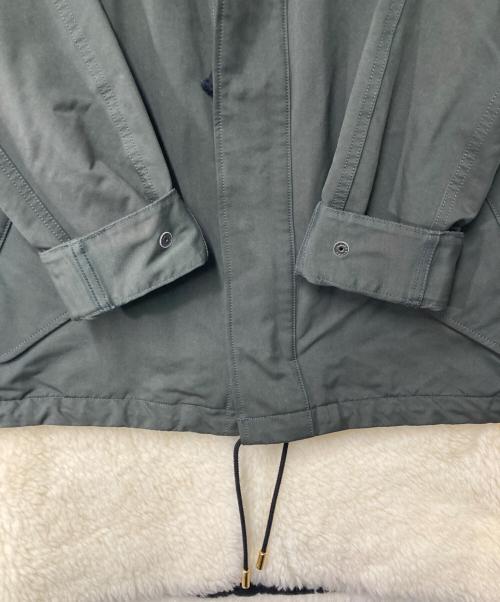 THE RERACS（ザ リラクス）THE RERACS (ザ リラクス) ライナー付ショートモッズコート グレー サイズ:36の古着・服飾アイテム
