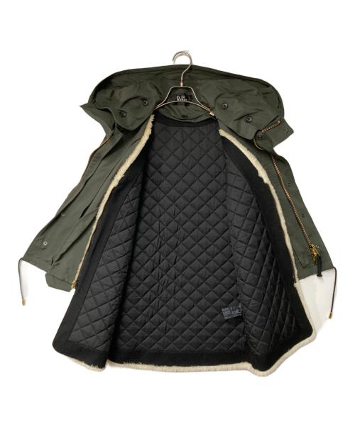 THE RERACS（ザ リラクス）THE RERACS (ザ リラクス) ライナー付ショートモッズコート グレー サイズ:36の古着・服飾アイテム