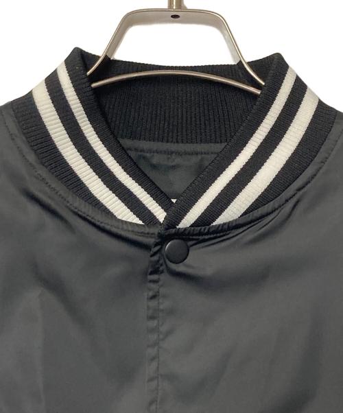 NOUNLESS（ナウンレス）NOUNLESS (ナウンレス) NOUNLESS NYLON STADIUM JUMPER  ブラック サイズ:1の古着・服飾アイテム