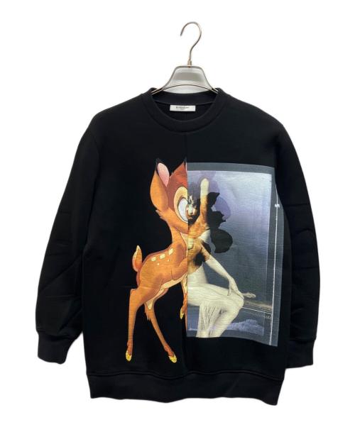 GIVENCHY（ジバンシィ）GIVENCHY (ジバンシィ) バンビ スウェット ブラック サイズ:XSの古着・服飾アイテム