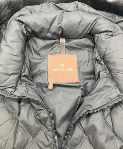 MONCLER（モンクレール）MONCLER (モンクレール) MELANIE メラニー キルティング ダウンコート ブラックの古着・服飾アイテム