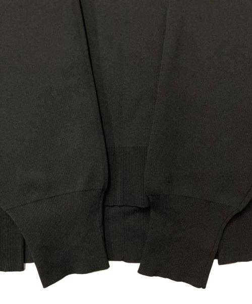 UN3D.（アンスリード）UN3D. (アンスリード) SIDE GATHER KNIT TOP ブラック サイズ:38の古着・服飾アイテム