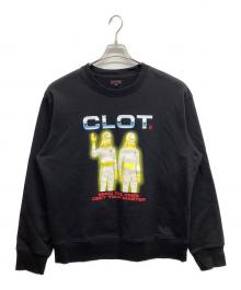 CLOT（クロット）の古着「OBEY YOUR MASTER CREWNECK SWEAT」｜ブラック