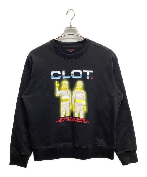 CLOT（クロット）CLOT (クロット) OBEY YOUR MASTER CREWNECK SWEAT ブラック サイズ:Lの古着・服飾アイテム