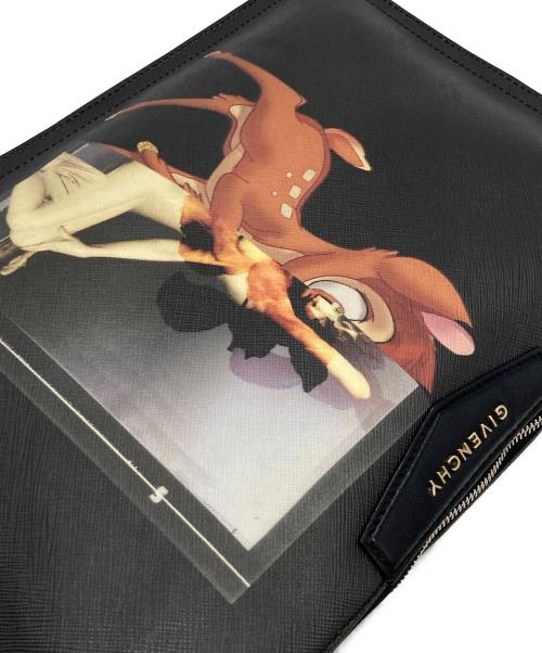 GIVENCHY（ジバンシィ）GIVENCHY (ジバンシィ) Disney (ディズニー) バンビ クラッチバッグ ブラックの古着・服飾アイテム