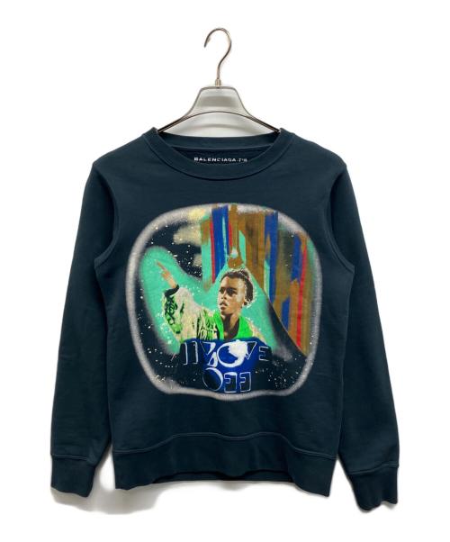 BALENCIAGA（バレンシアガ）BALENCIAGA (バレンシアガ) クルーネックスウェット グレー サイズ:XSの古着・服飾アイテム