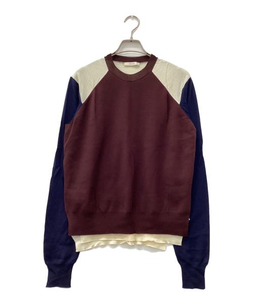 CELINE（セリーヌ）CELINE (セリーヌ) レイヤードニット マルチカラー サイズ:Mの古着・服飾アイテム