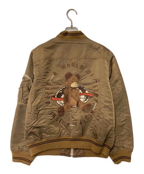 ATSUKI ONISHI（アツキオオニシ）ATSUKI ONISHI (アツキオオニシ) ナイロンブルゾン ブラウン サイズ:9の古着・服飾アイテム