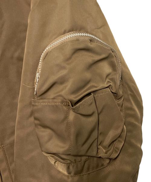 ATSUKI ONISHI（アツキオオニシ）ATSUKI ONISHI (アツキオオニシ) ナイロンブルゾン ブラウン サイズ:9の古着・服飾アイテム