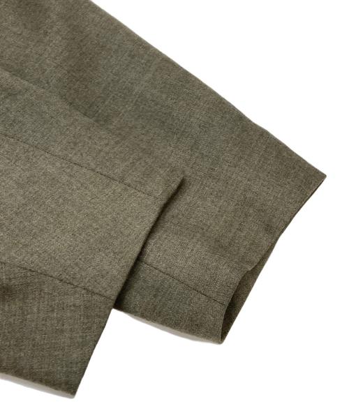 MAISON SPECIAL（メゾンスペシャル）MAISON SPECIAL (メゾンスペシャル) ウールプライムオーバーノーカラージャケット グレー サイズ:01の古着・服飾アイテム