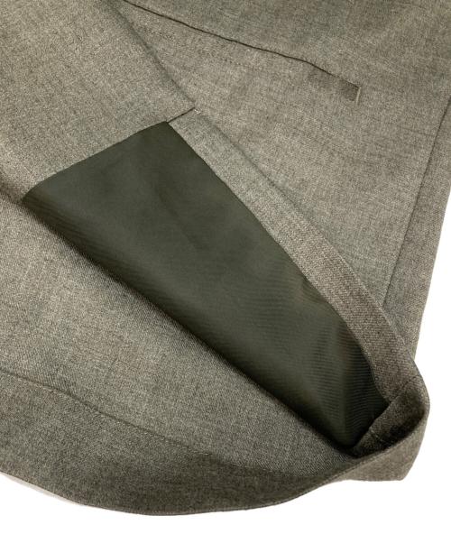 MAISON SPECIAL（メゾンスペシャル）MAISON SPECIAL (メゾンスペシャル) ウールプライムオーバーノーカラージャケット グレー サイズ:01の古着・服飾アイテム