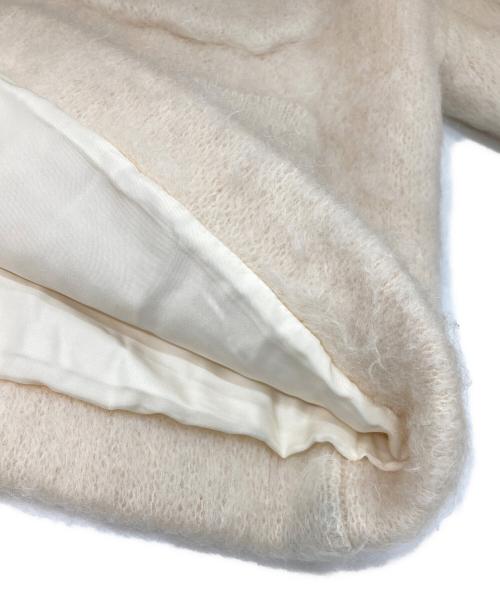 6(ROKU) BEAUTY&YOUTH（ロク ビューティーアンドユース）6(ROKU) BEAUTY&YOUTH (ロク ビューティーアンドユース) モヘヤ シャギー カーディガン アイボリー サイズ:不明（実寸参照）の古着・服飾アイテム