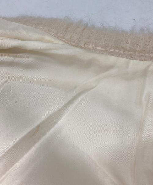 6(ROKU) BEAUTY&YOUTH（ロク ビューティーアンドユース）6(ROKU) BEAUTY&YOUTH (ロク ビューティーアンドユース) モヘヤ シャギー カーディガン アイボリー サイズ:不明（実寸参照）の古着・服飾アイテム