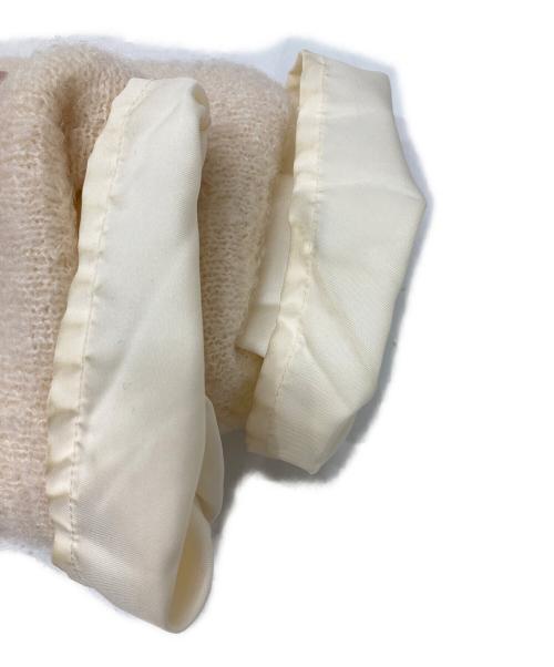 6(ROKU) BEAUTY&YOUTH（ロク ビューティーアンドユース）6(ROKU) BEAUTY&YOUTH (ロク ビューティーアンドユース) モヘヤ シャギー カーディガン アイボリー サイズ:不明（実寸参照）の古着・服飾アイテム