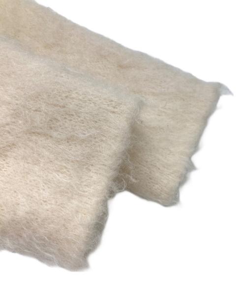 6(ROKU) BEAUTY&YOUTH（ロク ビューティーアンドユース）6(ROKU) BEAUTY&YOUTH (ロク ビューティーアンドユース) モヘヤ シャギー カーディガン アイボリー サイズ:不明（実寸参照）の古着・服飾アイテム