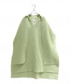 BLAMINKブラミンク）の古着「PRE ダブルフェイスポンチョ 7925-299-0396」｜ライム