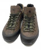 SALOMONサロモン）の古着「X-ALP LOW DISTRESSED LEATHER」｜ブラウン