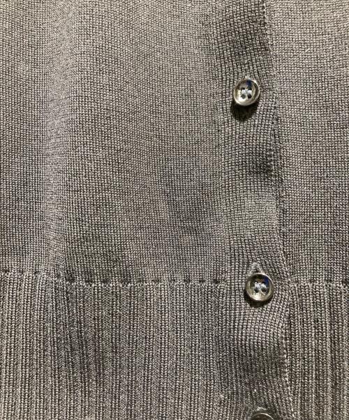 Maison Margiela（メゾンマルジェラ）Maison Margiela (メゾンマルジェラ) フェイクレイヤードニットカーディガン ブラック サイズ:Mの古着・服飾アイテム