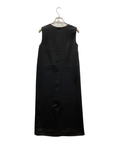 Maison Margiela（メゾンマルジェラ）Maison Margiela (メゾンマルジェラ) パイピングノースリーブワンピース ブラック サイズ:36の古着・服飾アイテム