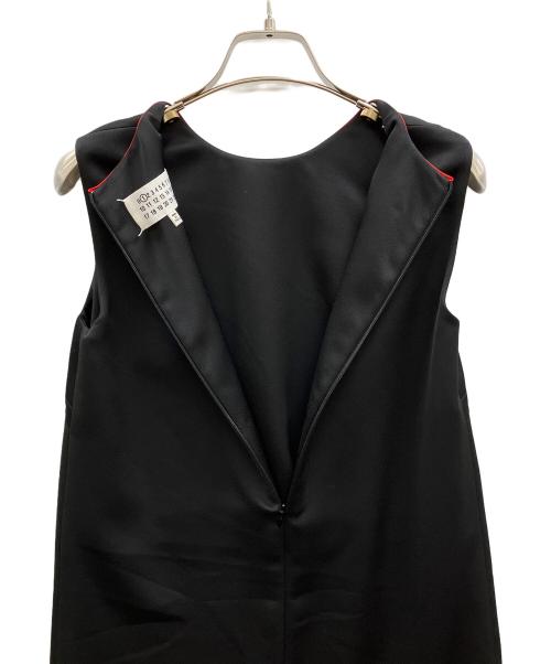 Maison Margiela（メゾンマルジェラ）Maison Margiela (メゾンマルジェラ) パイピングノースリーブワンピース ブラック サイズ:36の古着・服飾アイテム