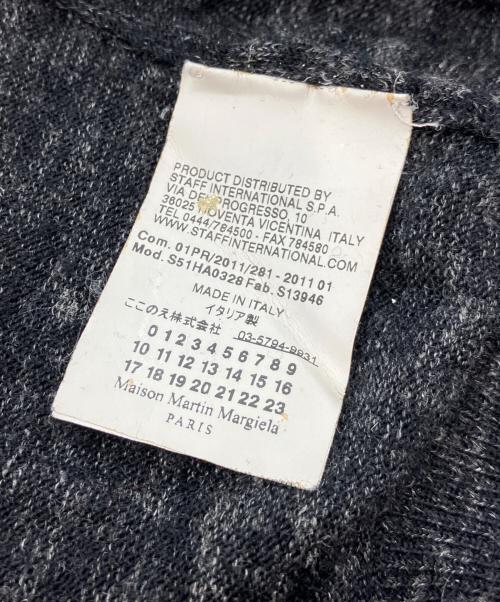 Maison Margiela（メゾンマルジェラ）Maison Margiela (メゾンマルジェラ) 10 corso como COMME des GARCONS (ディエチコルソコモ・コムデギャルソン) リネン混ニット グレー サイズ:Sの古着・服飾アイテム