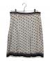 CELINE (セリーヌ) ダイヤ柄シルクスカート アイボリー サイズ:38：18000円