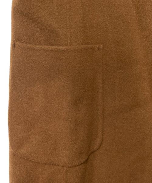 ANAYI（アナイ）ANAYI (アナイ) カシミヤ混リバーフードコート ブラウン サイズ:38の古着・服飾アイテム