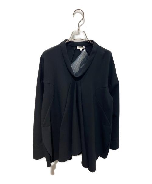 ENFOLD（エンフォルド）ENFOLD (エンフォルド) Vネックブラウス  300GA230-1620 ブラック サイズ:38の古着・服飾アイテム