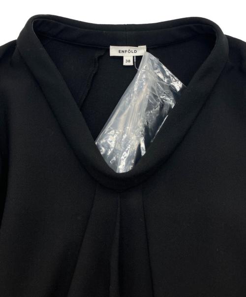 ENFOLD（エンフォルド）ENFOLD (エンフォルド) Vネックブラウス  300GA230-1620 ブラック サイズ:38の古着・服飾アイテム