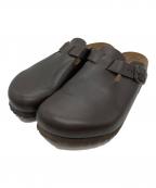 BIRKENSTOCKビルケンシュトック）の古着「Boston レザーシューズ」｜ブラウン