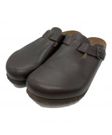 BIRKENSTOCK（ビルケンシュトック）の古着「Boston レザーシューズ」｜ブラウン