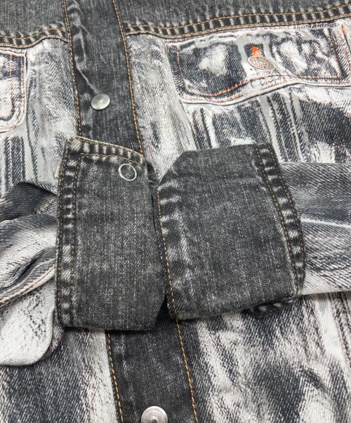 DIESEL（ディーゼル）DIESEL (ディーゼル) トロンプルイユシャツ　C-GILLY-A ブラック サイズ:38の古着・服飾アイテム