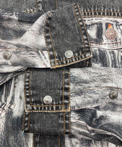 DIESEL（ディーゼル）DIESEL (ディーゼル) トロンプルイユシャツ　C-GILLY-A ブラック サイズ:38の古着・服飾アイテム