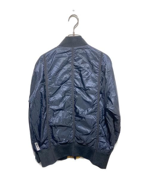 DIESEL（ディーゼル）DIESEL (ディーゼル) パッチワークリバーシブルMA-1ジャケット イエロー サイズ:Sの古着・服飾アイテム