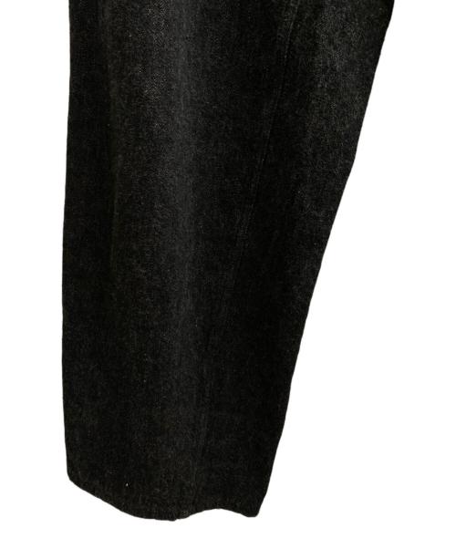 COMOLI（コモリ）COMOLI (コモリ) デニム ベルテッドパンツ ブラック サイズ:2の古着・服飾アイテム