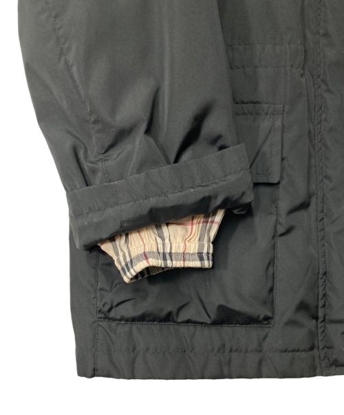BURBERRY（バーバリー）BURBERRY (バーバリー) ラクーンファー フーデッドダウンコート ブラック サイズ:9の古着・服飾アイテム
