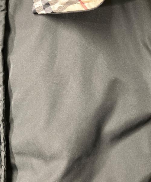 BURBERRY（バーバリー）BURBERRY (バーバリー) ラクーンファー フーデッドダウンコート ブラック サイズ:9の古着・服飾アイテム
